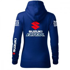 Damska bluza motocyklowa Suzuki-Moto - niebieski