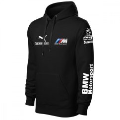 Autóipari Férfi Kapucnis BMW M - Fekete