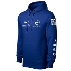 Męska bluza samochodowa Opel - Niebieski
