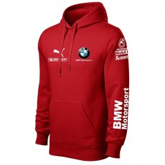 Autóipari Férfi Kapucnis BMW - Piros