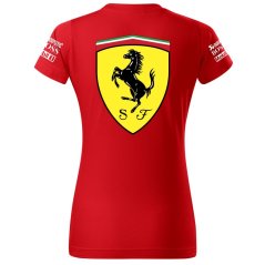 Női Póló Ferrari - Piros