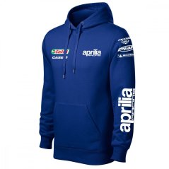 Męska bluza motocyklowa Aprilia - Niebieski