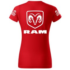 Női Póló Dodge Ram - Piros