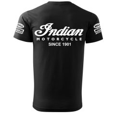 T-shirt Męski Indian Motorcycle - Czarny