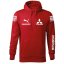 Autóipari Férfi Kapucnis Mitshubishi - Piros - Méret: 2XL