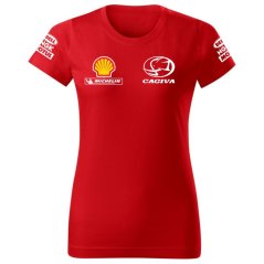 Női Póló Cagiva - Piros