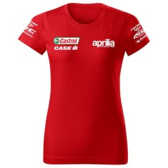 Koszulka Damska Aprilia - Czerwona