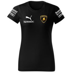 Női Póló Lamborghini - Fekete