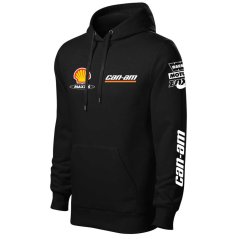 Motoros Férfi Kapucnis Can Am - Fekete