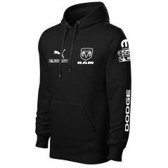 Autóipari Férfi Kapucnis Dodge Ram - Fekete