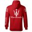 Autóipari Férfi Kapucnis Maserati - Piros - Méret: 2XL