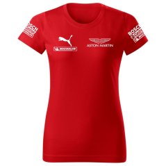 Női Póló Aston Martin - Piros