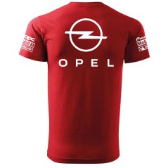 T-shirt Męski Opel - Czerwone