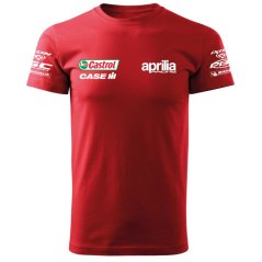 T-shirt Męski Aprilia - Czerwone