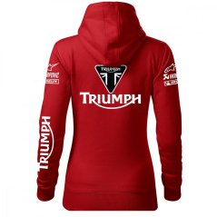 Damska bluza motocyklowa Triumph - czerwona