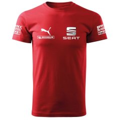 T-shirt Męski Seat - Czerwone
