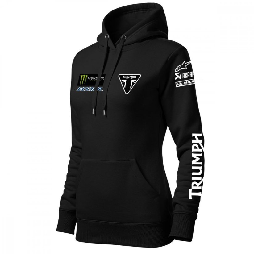 Damska bluza motocyklowa Triumph - czarny - Rozmiar: XS