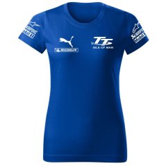 T-shirt Damski TT Isle of Man - Niebieski