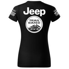 T-shirt Damski Jeep - Czarny