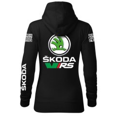 Autóipari Női Kapucnis Škoda RS - Fekete