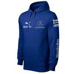 Męska bluza samochodowa Mercedes Benz - Niebieski