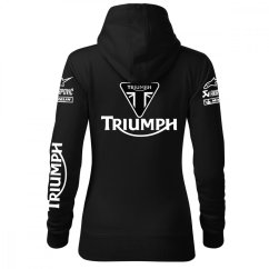 Damska bluza motocyklowa Triumph - czarny