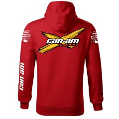 Motoros Férfi Kapucnis Can Am - Piros