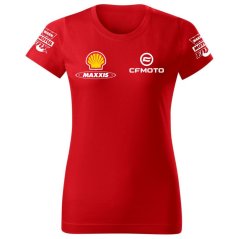 Női Póló CF Moto - Piros