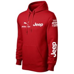 Męska bluza samochodowa Jeep - Czerwony