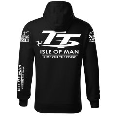 Męska bluza motocyklowa TT Isle of Man - czarny