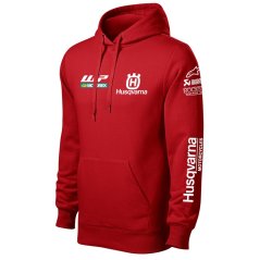 Męska bluza motocyklowa Husqvarna - czerwona