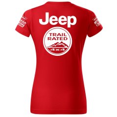 Koszulka Damska Jeep - Czerwona