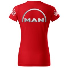 Koszulka Damska MAN - Czerwona