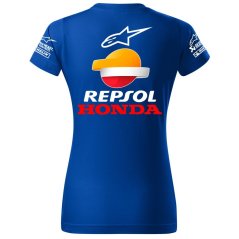 Női Póló Honda Moto - Kék