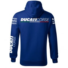 Męska bluza motocyklowa Ducati - niebieski