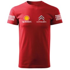 T-shirt Męski Citroën - Czerwone