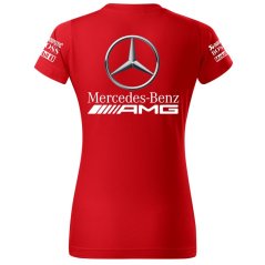 Koszulka Damska Mercedes AMG - Czerwona