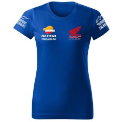 Női Póló Honda Moto - Kék