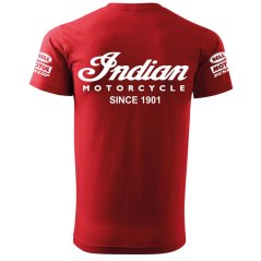 T-shirt Męski Indian Motorcycle - Czerwone
