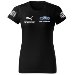 T-shirt Damski Ford - Czarny