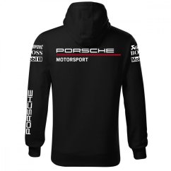 Automobilová Pánská Mikina Porsche - Černá