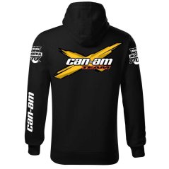 Motoros Férfi Kapucnis Can Am - Fekete