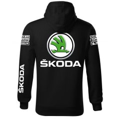 Autóipari Férfi Kapucnis Škoda - Fekete