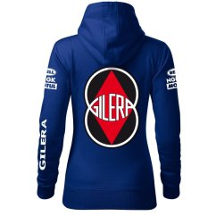 Damska bluza motocyklowa Gilera - niebieski