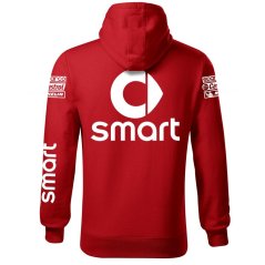 Męska bluza samochodowa Smart - Czerwony