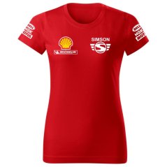 Koszulka Damska Simson - Czerwona