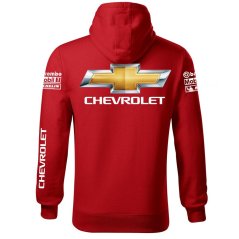 Męska bluza samochodowa Chevrolet - Czerwony