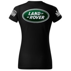 T-shirt Damski Land Rover - Czarny