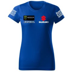 T-shirt Damski Suzuki - Niebieski