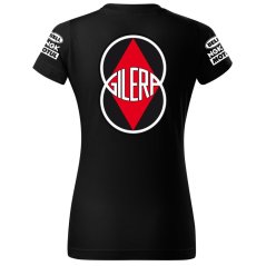 Női Póló Gilera - Fekete